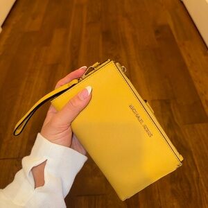 Michael Kors Sunny Yellow Wristlet